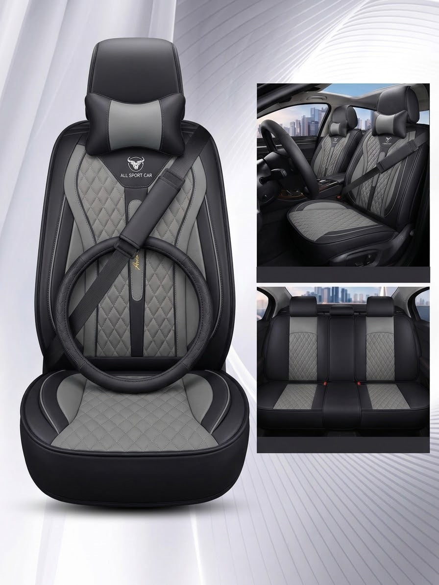 Housses de siège 5 places – Modèle Sport, simili-cuir