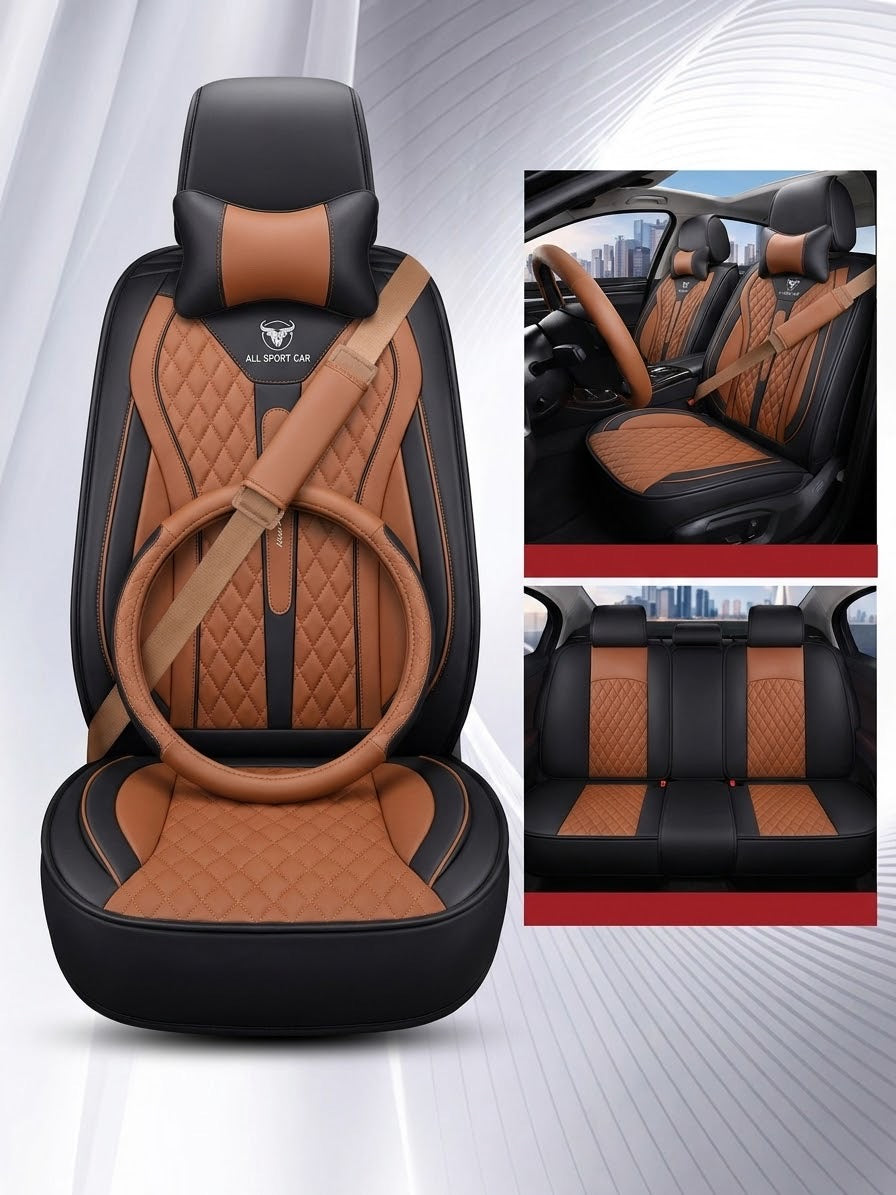 Housses de siège 5 places – Modèle Sport, simili-cuir